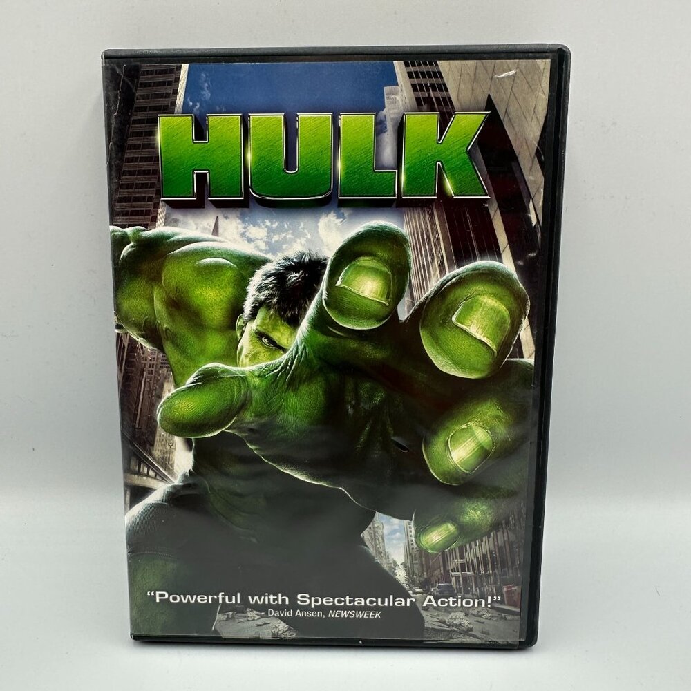 Hulk DVD 2003 Eric Bana Jennifer Connelly Universal Pictures Widescreen PG13